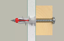 Lade das Bild in den Galerie-Viewer, fischer Gipskartondübel DuoBlade 40. Stck.