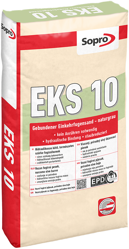 EKS 10 Einkehr Sand - gebundener Einkehrfugensand