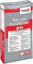 Lade das Bild in den Galerie-Viewer, Bau- und Fliesenkleber grau - Dünnbettmörtel C1T
