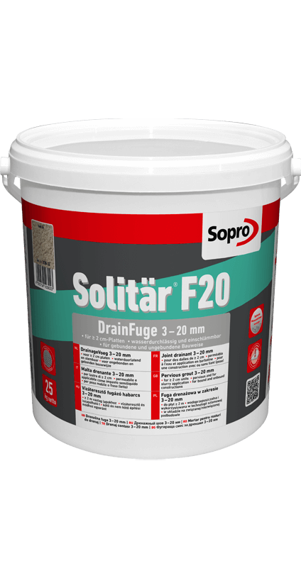 Solitär® F20 - Drain Fuge 3–20 mm