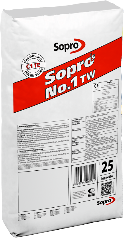 Sopro’s No.1 TW - für Trinkwasserbehälter