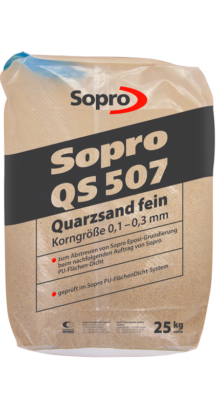 QS 507 - Quarzsand fein (0,1 - 0,3 mm)