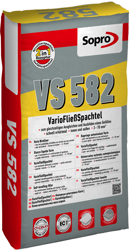 Vario Fließ Spachtel - VS 582