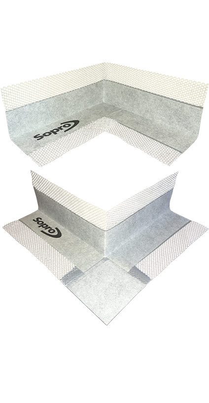Dichtband und Dichtecke - Dichtecke 140 x 120 mm DE014, DE015