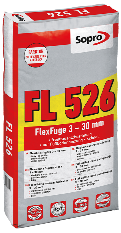 FL 526 - FlexFuge schnell mit Trass 3-30 mm
