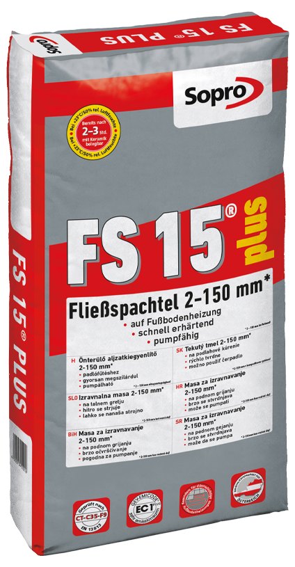 FS 15® plus - FließSpachtel 2-150 mm