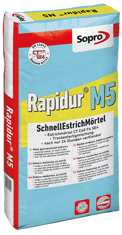 Rapidur® M5 - Schnell Estrich Mörtel