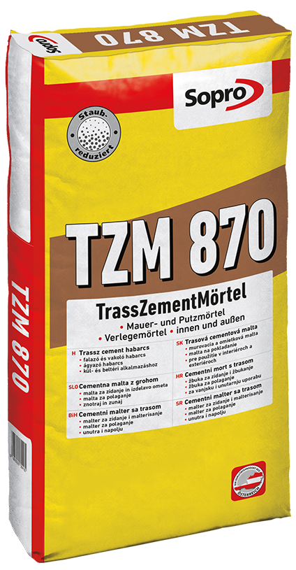 TZM 870 - Trass Zement Mörtel