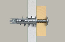 Lade das Bild in den Galerie-Viewer, fischer Gipskartondübel Metall GKM 1100 Stck. Pckg.
