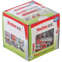 Lade das Bild in den Galerie-Viewer, fischer DuoPower 10 x 50 LD Pckg. 50 Stück
