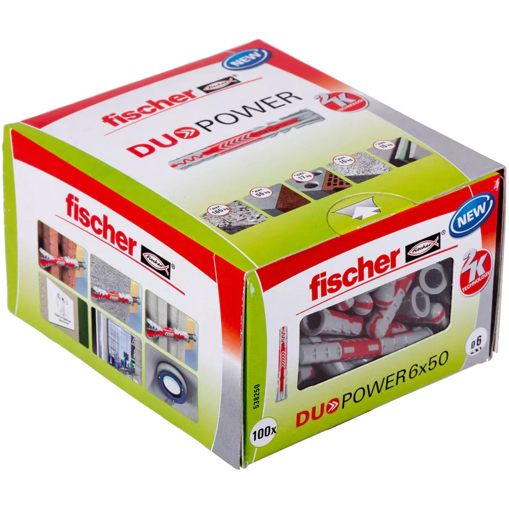 fischer DuoPower 6 x 50 100 Stck. Packung