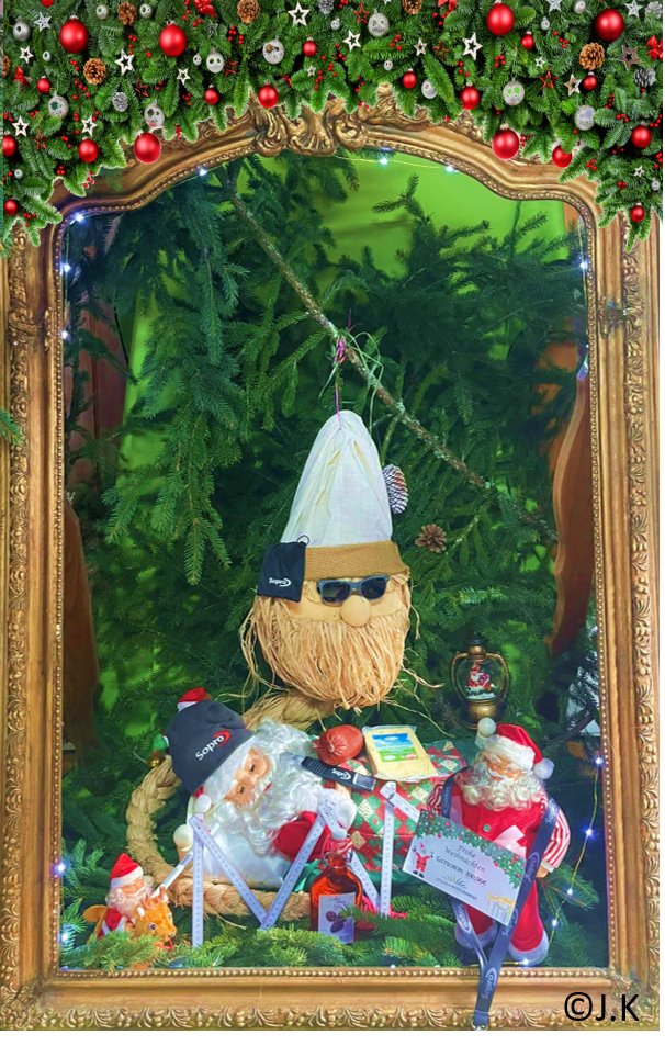 Top-Gutscheinbox Weihnachtsmann